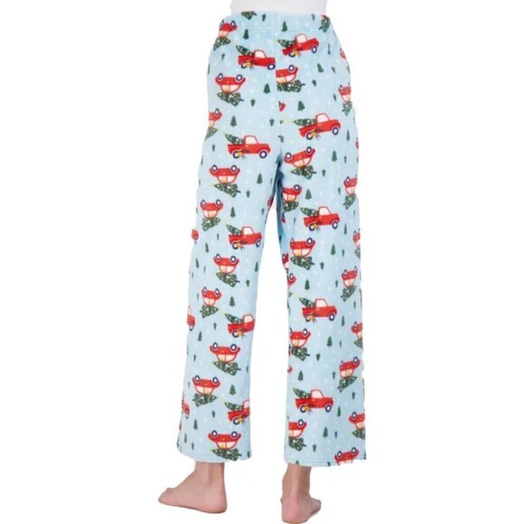NWT super soft NYC Underground plush lounge pants size L with cute Xmas print - Picture 7 of 7